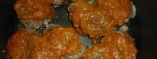 рис с котлетами в мультиварке. Шаг 3