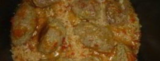 рис с котлетами в мультиварке. Шаг 5