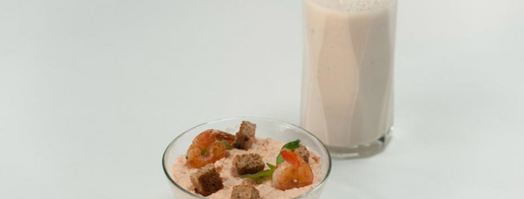 рис с кремом из креветок и лосося. Шаг 5