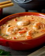 Рис с креветками и кокосовым молоком