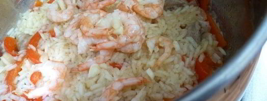 рис с креветками по-креольски. Шаг 8