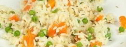 рис с морковью и горошком. Шаг 6