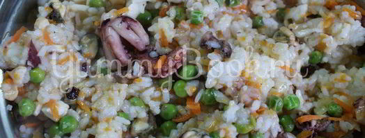 рис с морским коктейлем. Шаг 4