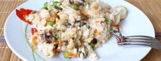 рис с морским коктейлем. Шаг 5