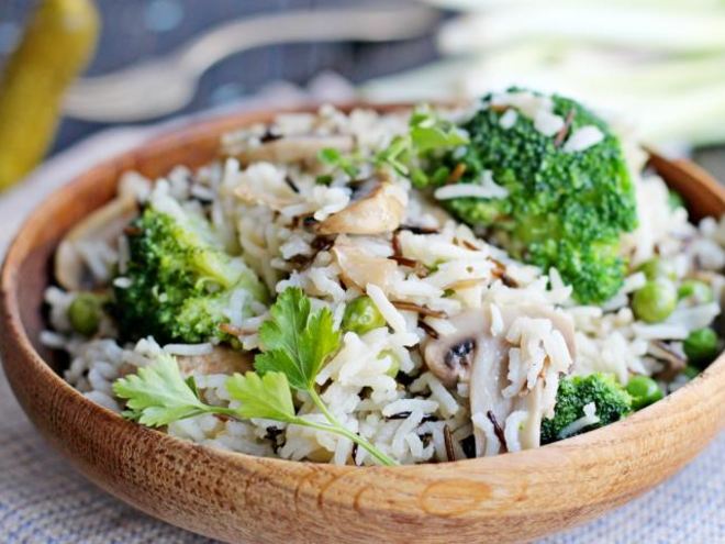 Рецепт риса с овощами