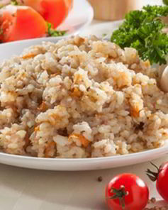 Рис с тушенкой