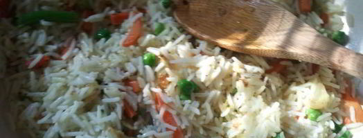 рис с замороженными овощами. Шаг 5