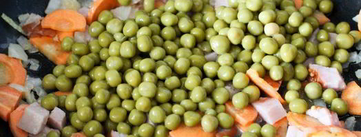 рис с зеленым горошком. Шаг 6