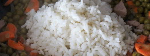 рис с зеленым горошком. Шаг 7