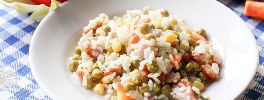 рис с зеленым горошком. Шаг 9