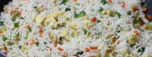 рис с жареными овощами и яйцом. Шаг 8