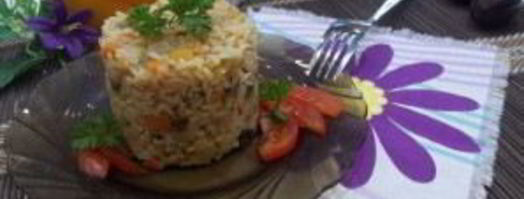 рис, тушенный с овощами. Шаг 3