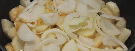 жареная картошка с беконом. Шаг 3