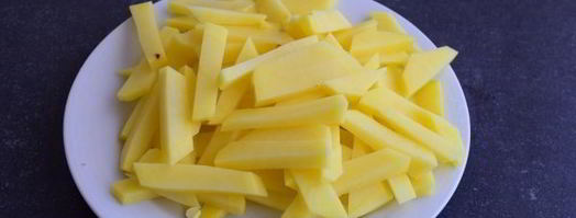 жареная картошка с кабачками. Шаг 6