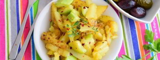 жареная картошка с кабачками. Шаг 12