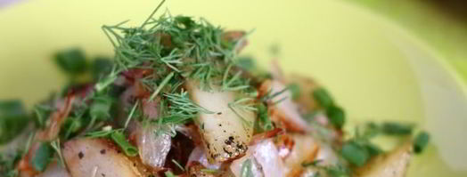 жареная картошка с луком на сковороде. Шаг 13