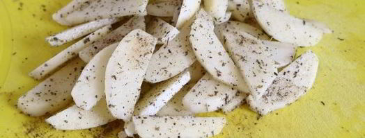 жареная картошка с луком на сковороде. Шаг 6