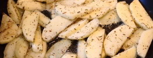 жареная картошка с луком на сковороде. Шаг 7