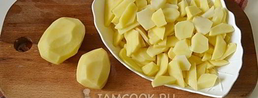 жареная картошка с мясом в мультиварке. Шаг 7