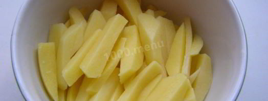 жареная картошка с салом. Шаг 4