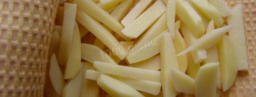 жареная картошка с салом. Шаг 5