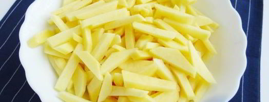 жареная картошка с солеными грибами. Шаг 7