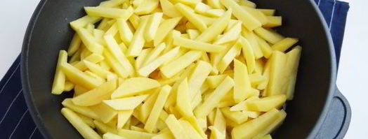 жареная картошка с солеными грибами. Шаг 8