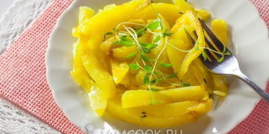 Жареная картошка в микроволновке