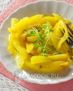 Жареная картошка в микроволновке