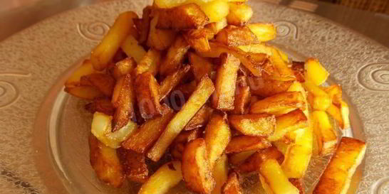 Жареная на оливковом масле картошка