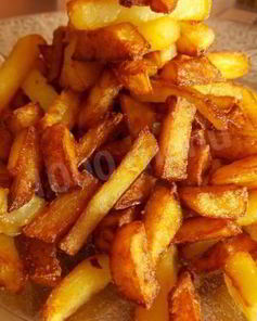 Жареная на оливковом масле картошка