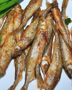 Жаренная корюшка