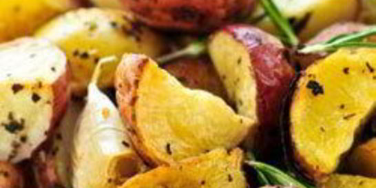 Жареный картофель с грибами