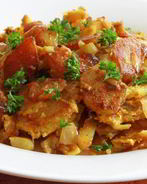 Жареный картофель с луком