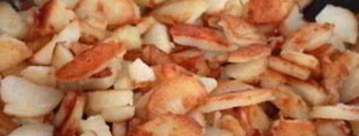 жареный картофель с луком. Шаг 5