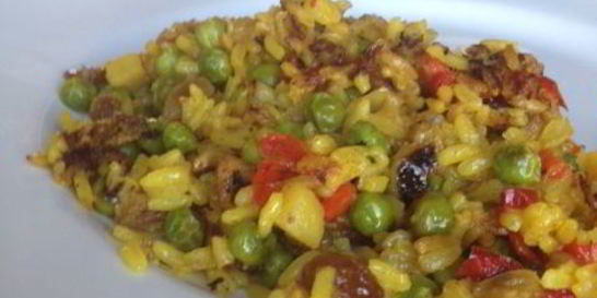 Жареный рис карри