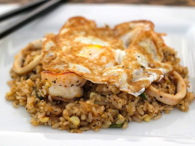 Рецепт жареного риса с морепродуктами по-тайски