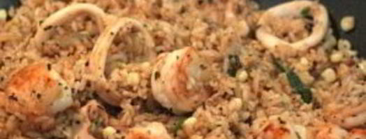 жареный рис с морепродуктами по-тайски. Шаг 6