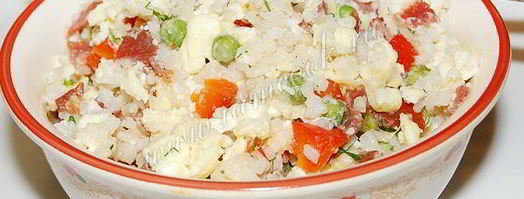 жареный рис с яйцом, мясом и овощами по-китайски. Шаг 16