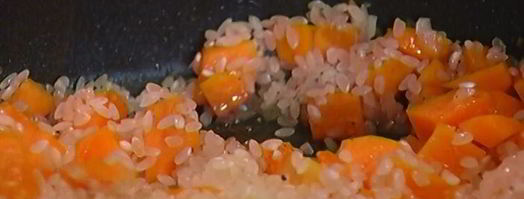 зимний рис с тыквой и кедровыми орехами. Шаг 4