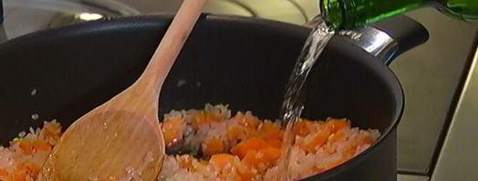 зимний рис с тыквой и кедровыми орехами. Шаг 5