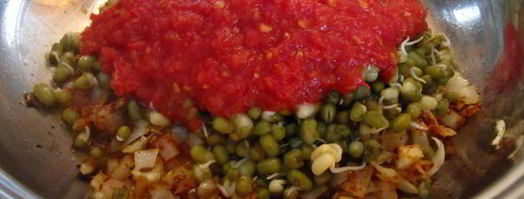 золотистый рис с паштетом из маша. Шаг 5