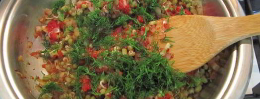 золотистый рис с паштетом из маша. Шаг 6