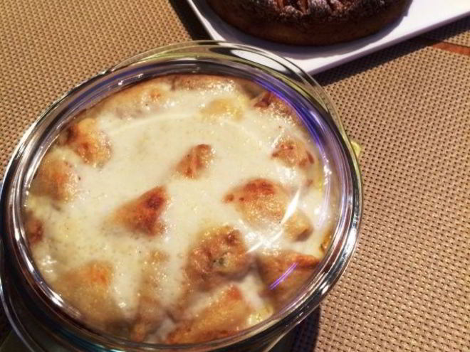 Рецепт блинных голубцов под соусом бешамель