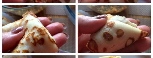 блинные голубцы под соусом бешамель. Шаг 11