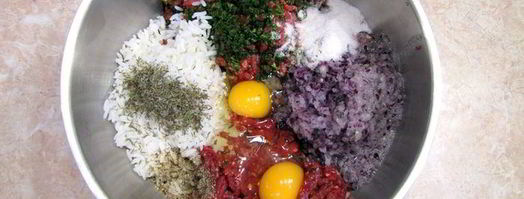 долма — голубцы в виноградных листьях. Шаг 3