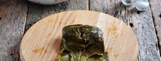 долма из маринованных виноградных листьев. Шаг 8