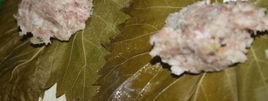 долма из свинины с яблоками. Шаг 5