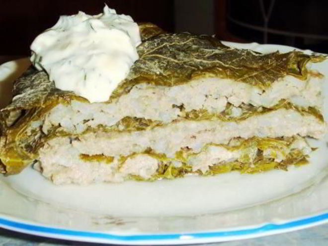 Рецепт долмы ленивой