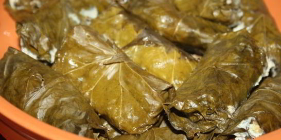 Долма с филе морского окуня